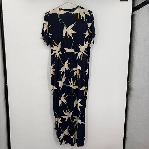 Lane Bryant Women's Plus Floral Ruched Maxi Dress Size 14/16P NWT - Picture 3 of 11